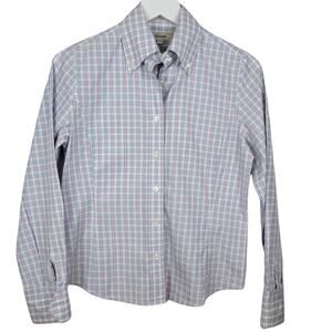 Façonnable 100% Cotton Plaid Tailored Shirt - Size XS